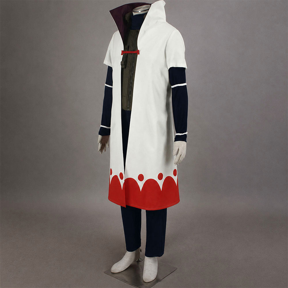 Anime Fourth Village Leader Yellow Flash Ninja Cosplay Costume full Outfit for Men Kids image 10