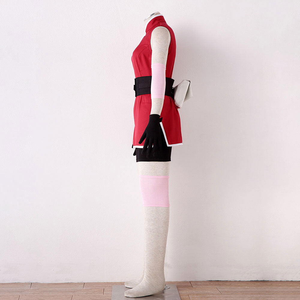 Anime Movie Cherry Blossom Medical Kunoichi Cosplay Costume Dress for Women Kids image 3