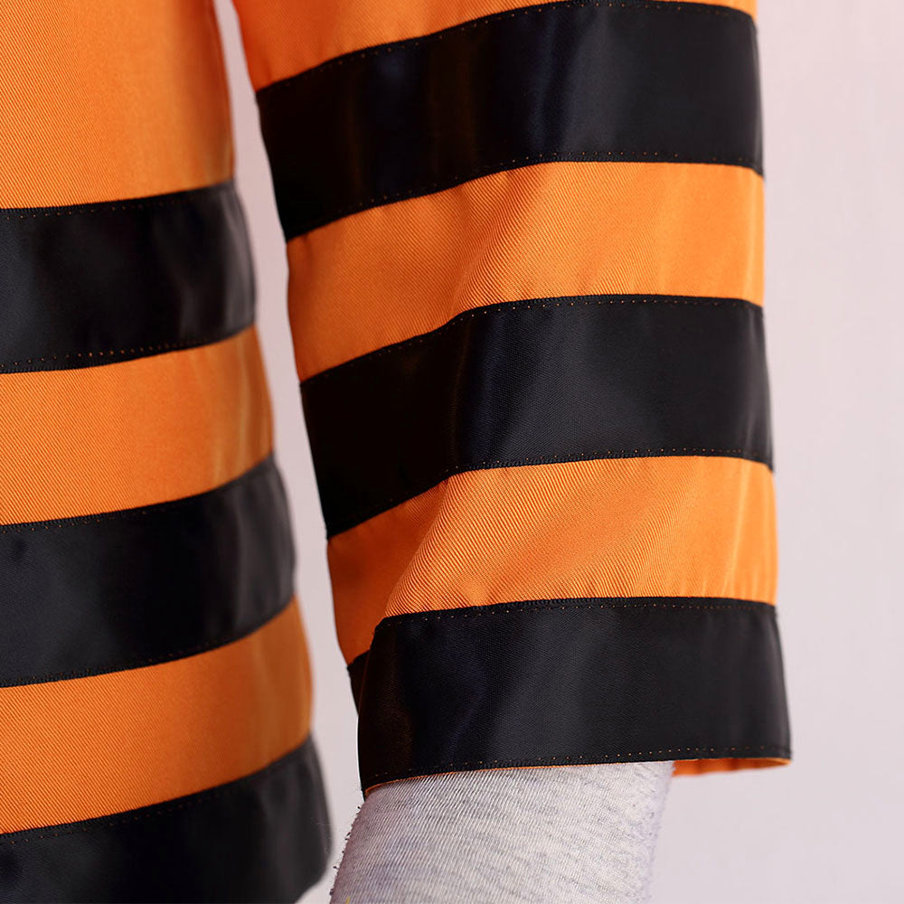 Anime Adult Seventh Village Leader Cosplay Orange Outfit Costume for Men Kids image 1