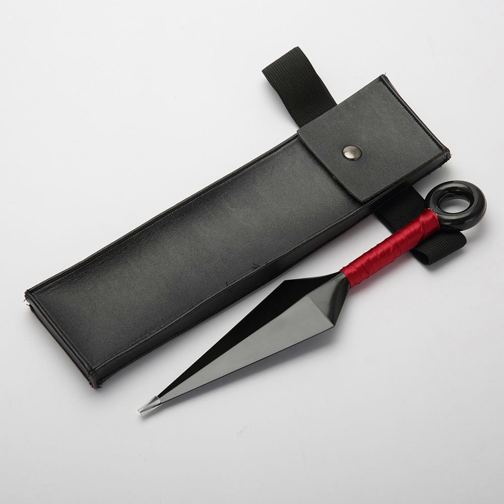 Anime Leaf Village Ninja Leg Bag Kunai Cosplay Accessories image 1