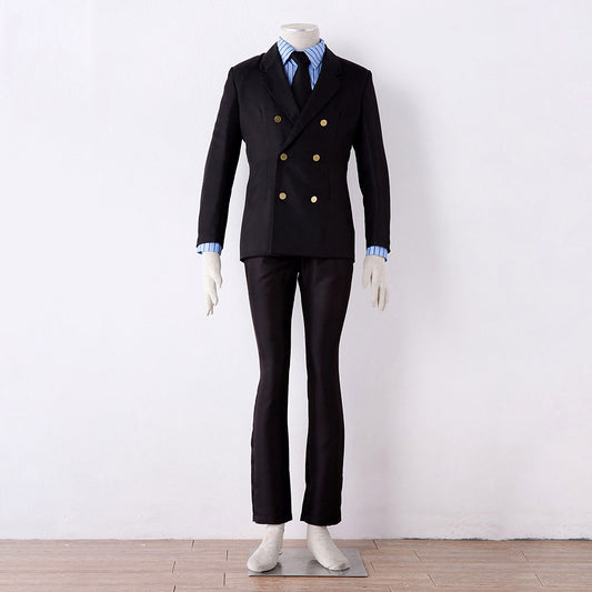 Anime Ocean Adventure Gentleman Chef Pirate Cosplay Costume Uniform for Men Kids product image 10
