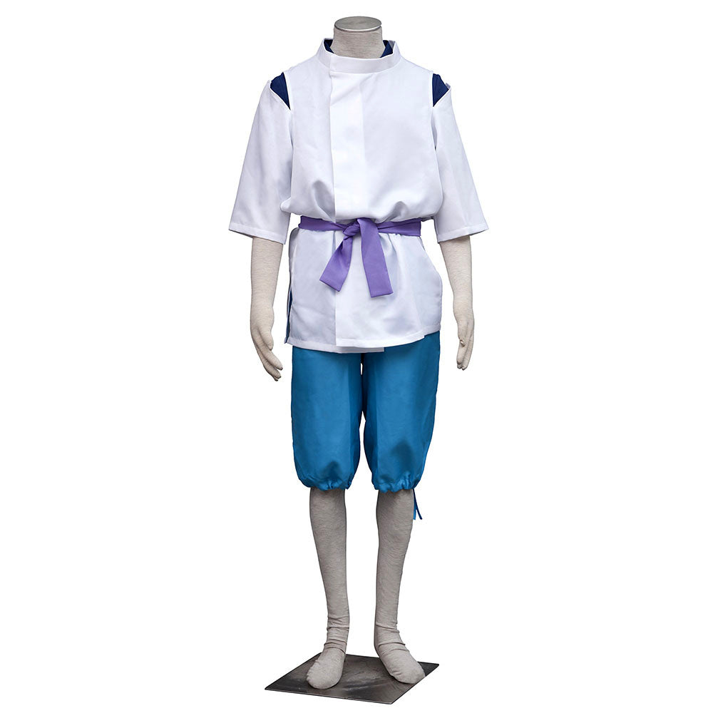Anime Spirit Realm The White Dragon Haku Cosplay Costume For Men Kids product image 7