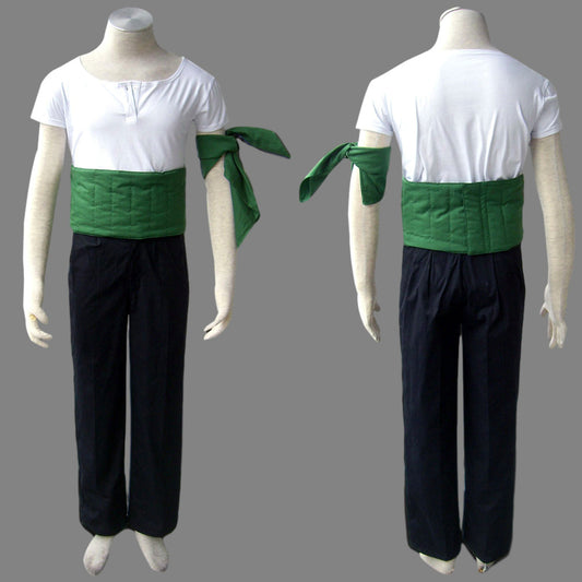 Anime Ocean Adventure Green 3-Sword Swordsman Pirate Cosplay Costume for Men Kids product image 1