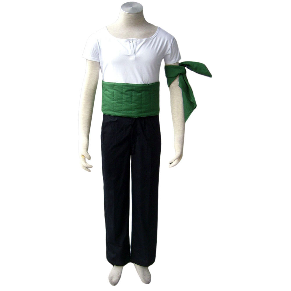 Anime Ocean Adventure Green 3-Sword Swordsman Pirate Cosplay Costume for Men Kids product image 2