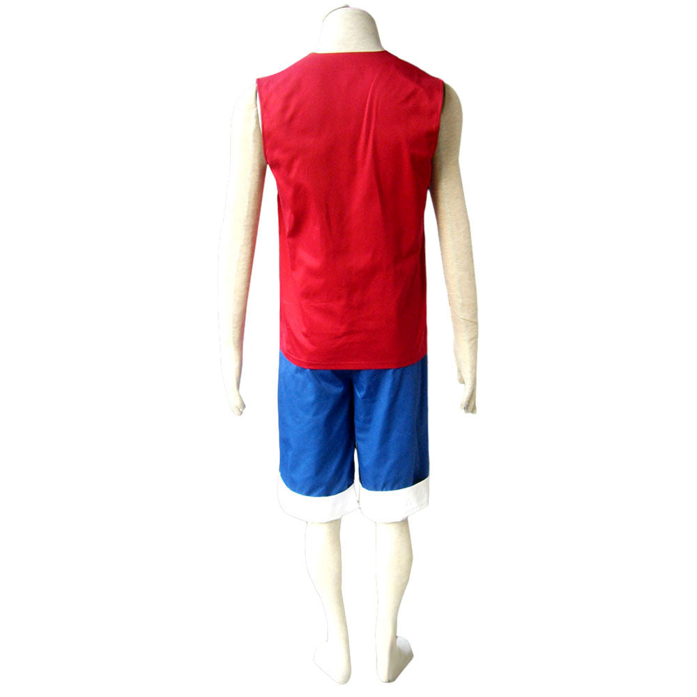 Anime Ocean Adventure Pirate Monkey Captain Cosplay Costume with Hat for Men Kids product image 3