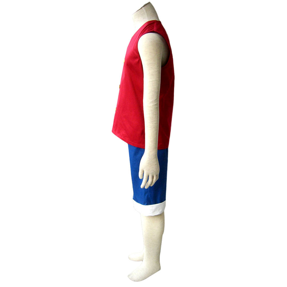 Anime Ocean Adventure Pirate Monkey Captain Cosplay Costume with Hat for Men Kids product image 4