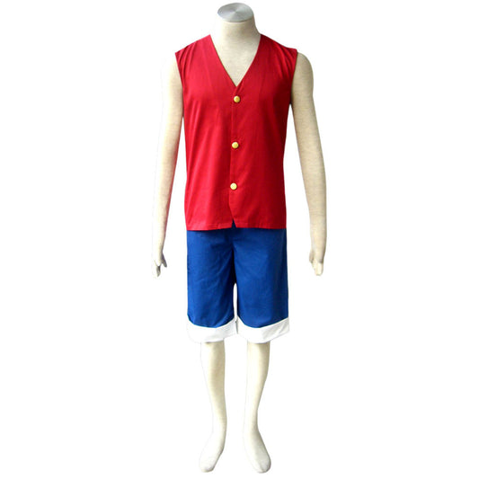 Anime Ocean Adventure Pirate Monkey Captain Cosplay Costume with Hat for Men Kids product image 5