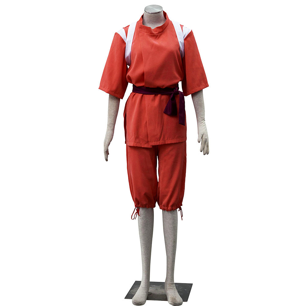 Anime Spirit Realm Chihiro Ogino Cosplay Bathhouse Worker Uniform Kimono Costume For Women Kids product image 2