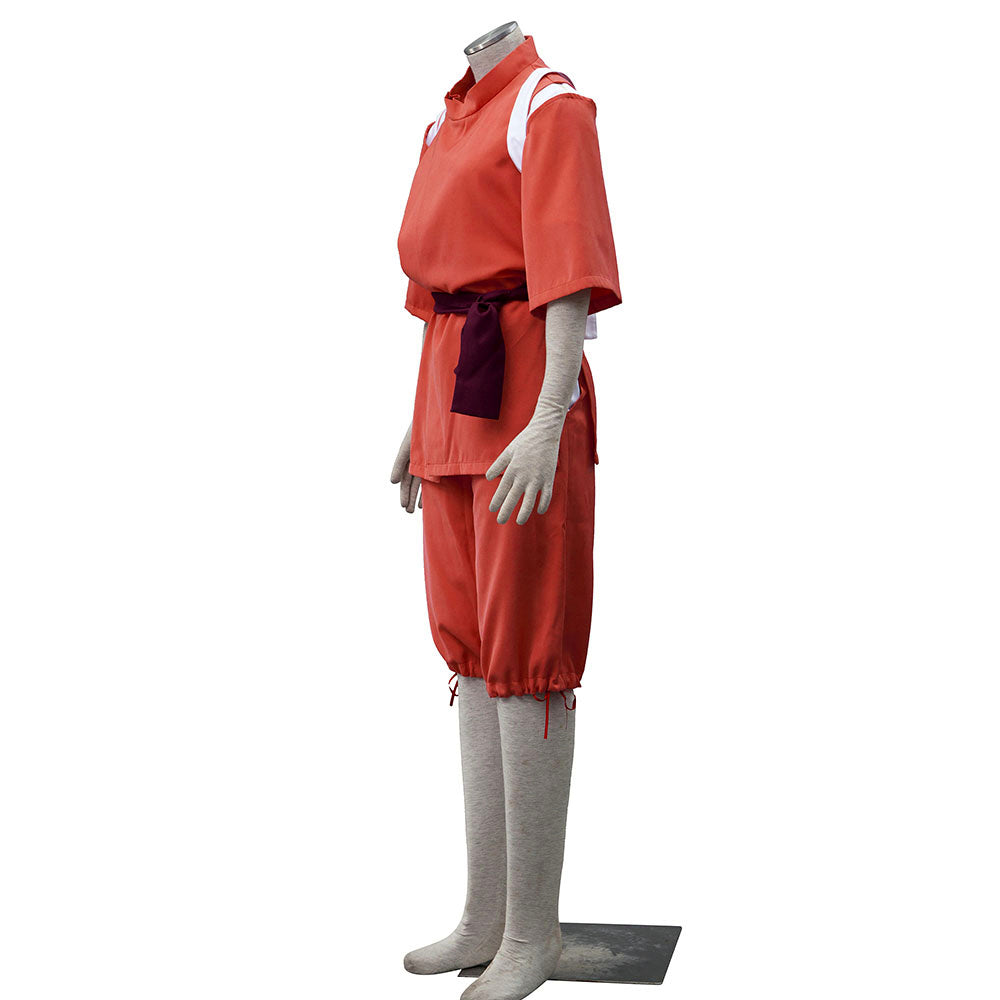 Anime Spirit Realm Chihiro Ogino Cosplay Bathhouse Worker Uniform Kimono Costume For Women Kids product image 3