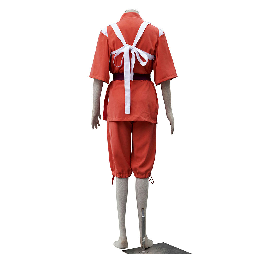 Anime Spirit Realm Chihiro Ogino Cosplay Bathhouse Worker Uniform Kimono Costume For Women Kids product image 4