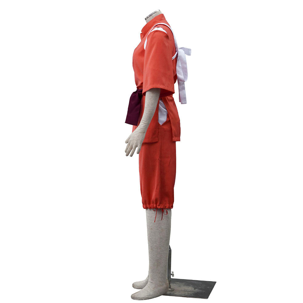 Anime Spirit Realm Chihiro Ogino Cosplay Bathhouse Worker Uniform Kimono Costume For Women Kids product image 5