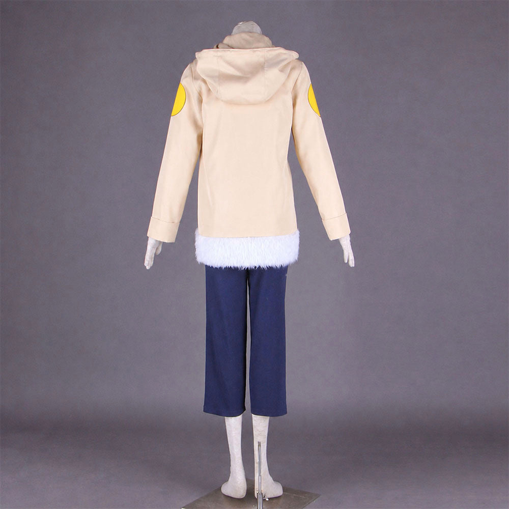 Anime White Eye Gentle Fist Kunoichi Cosplay Costume with Headband Women Kids product image 4