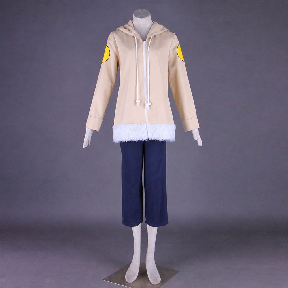Anime White Eye Gentle Fist Kunoichi Cosplay Costume with Headband Women Kids product image 6