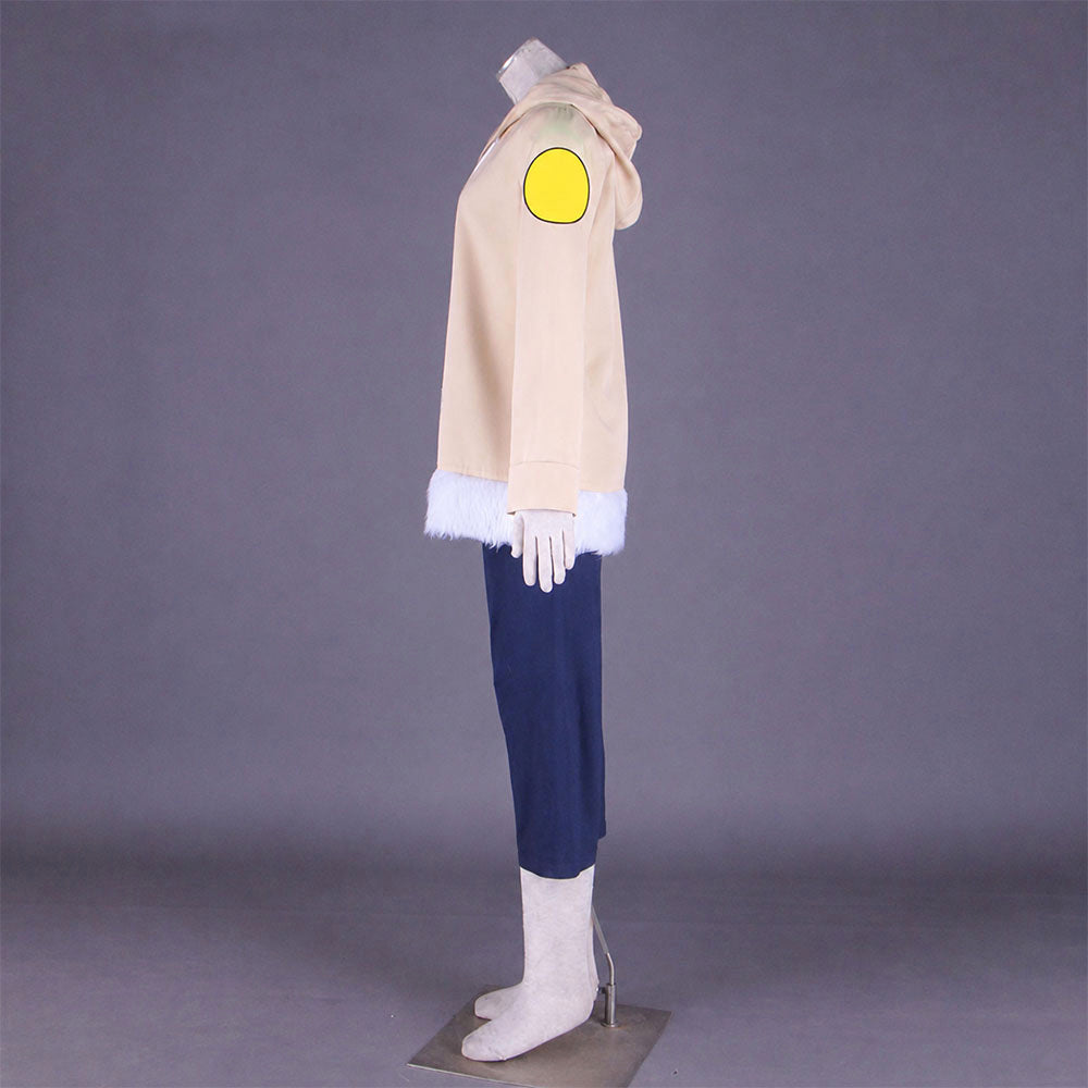 Anime White Eye Gentle Fist Kunoichi Cosplay Costume with Headband Women Kids product image 8