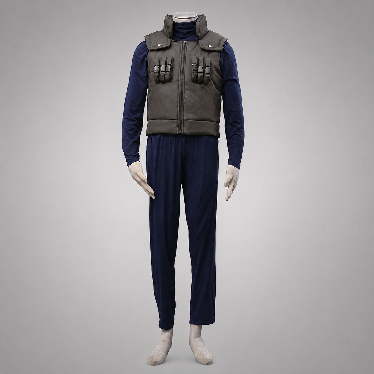 Anime Leaf Village Elite Shinobi Ninja Cosplay Costume Uniform for Men Kids product image 3