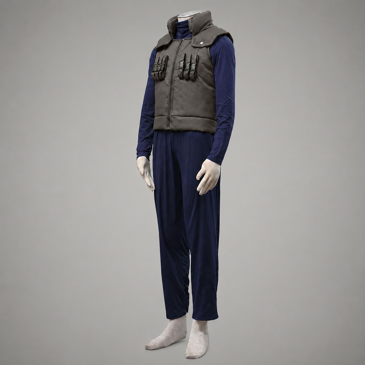 Anime Leaf Village Elite Shinobi Ninja Cosplay Costume Uniform for Men Kids product image 6