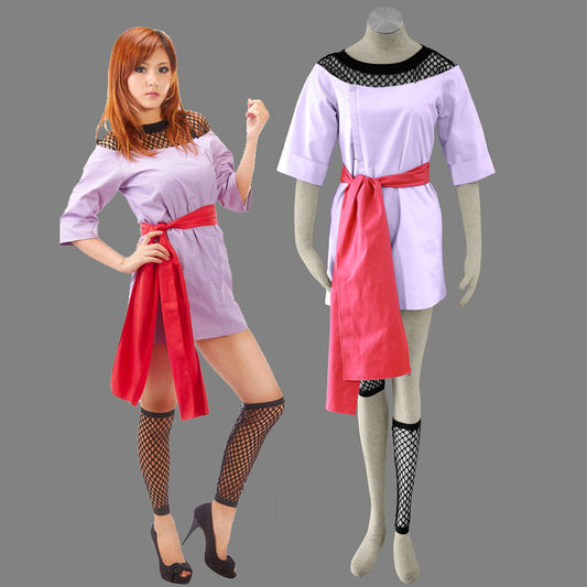 Anime Sand Village Giant Fan Kunoichi Exam Cosplay Costume Set For Women Kids product image 1