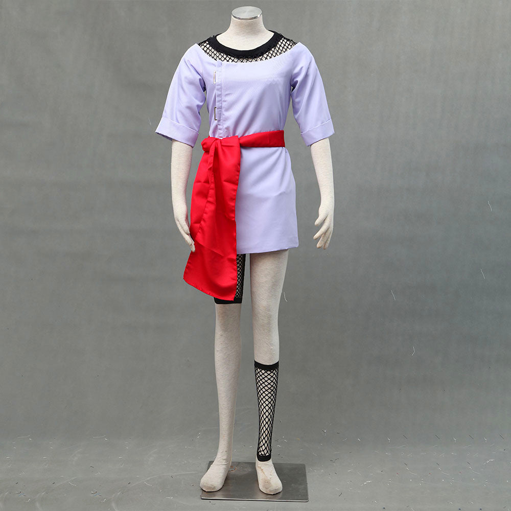 Anime Sand Village Giant Fan Kunoichi Exam Cosplay Costume Set For Women Kids product image 11