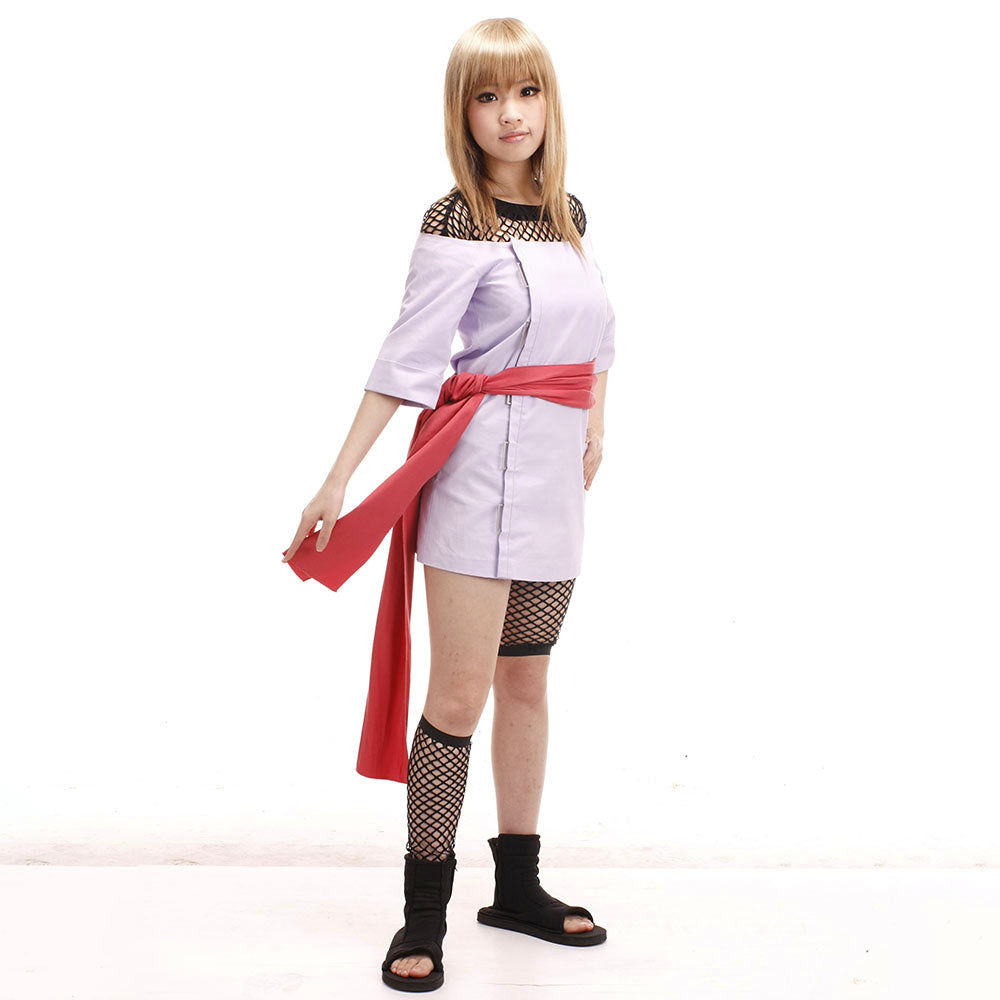 Anime Sand Village Giant Fan Kunoichi Exam Cosplay Costume Set For Women Kids product image 2