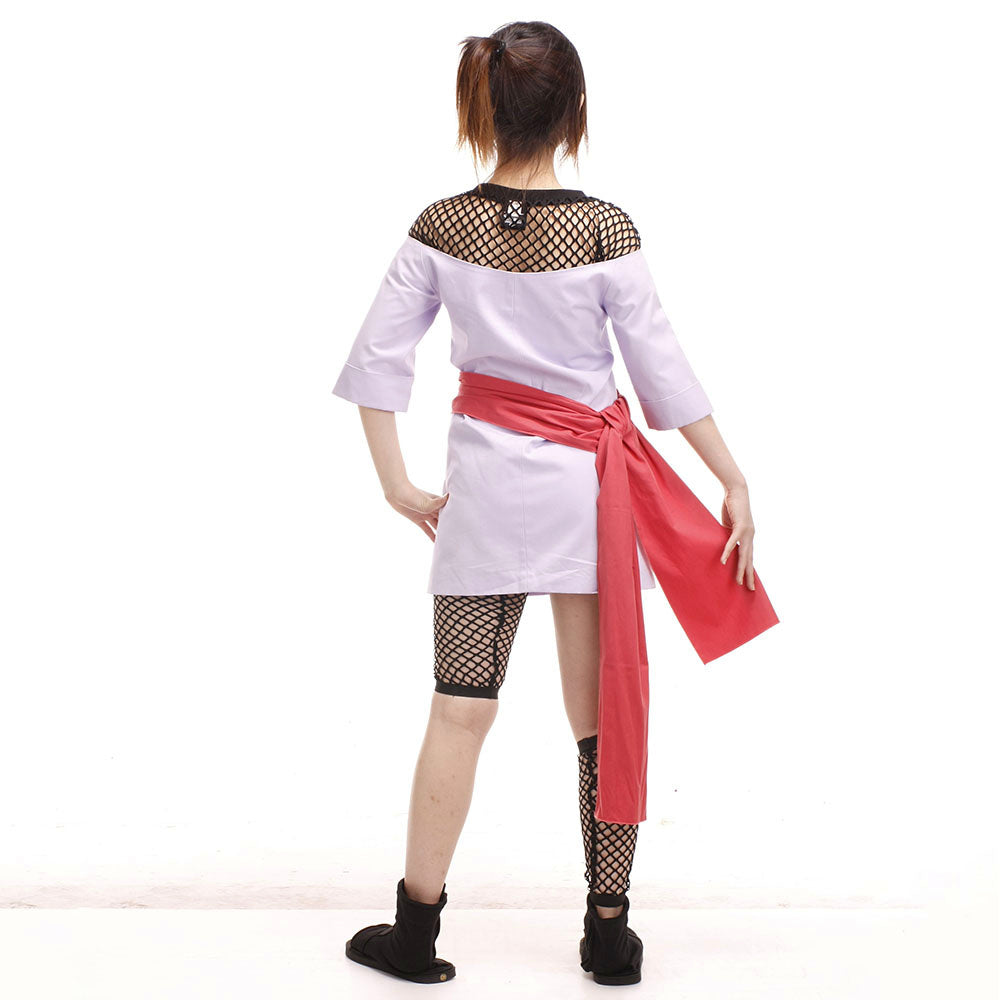 Anime Sand Village Giant Fan Kunoichi Exam Cosplay Costume Set For Women Kids product image 3