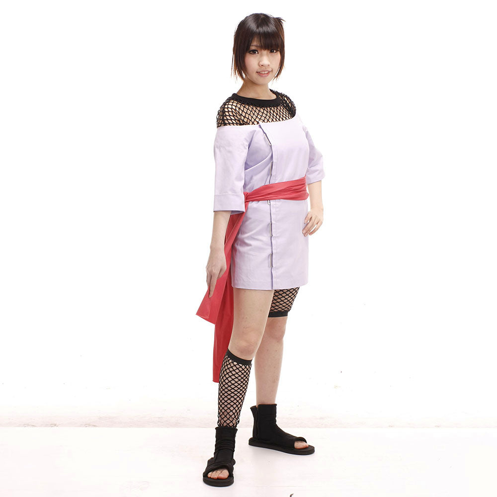 Anime Sand Village Giant Fan Kunoichi Exam Cosplay Costume Set For Women Kids product image 4