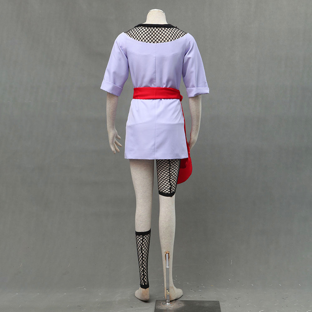 Anime Sand Village Giant Fan Kunoichi Exam Cosplay Costume Set For Women Kids product image 8