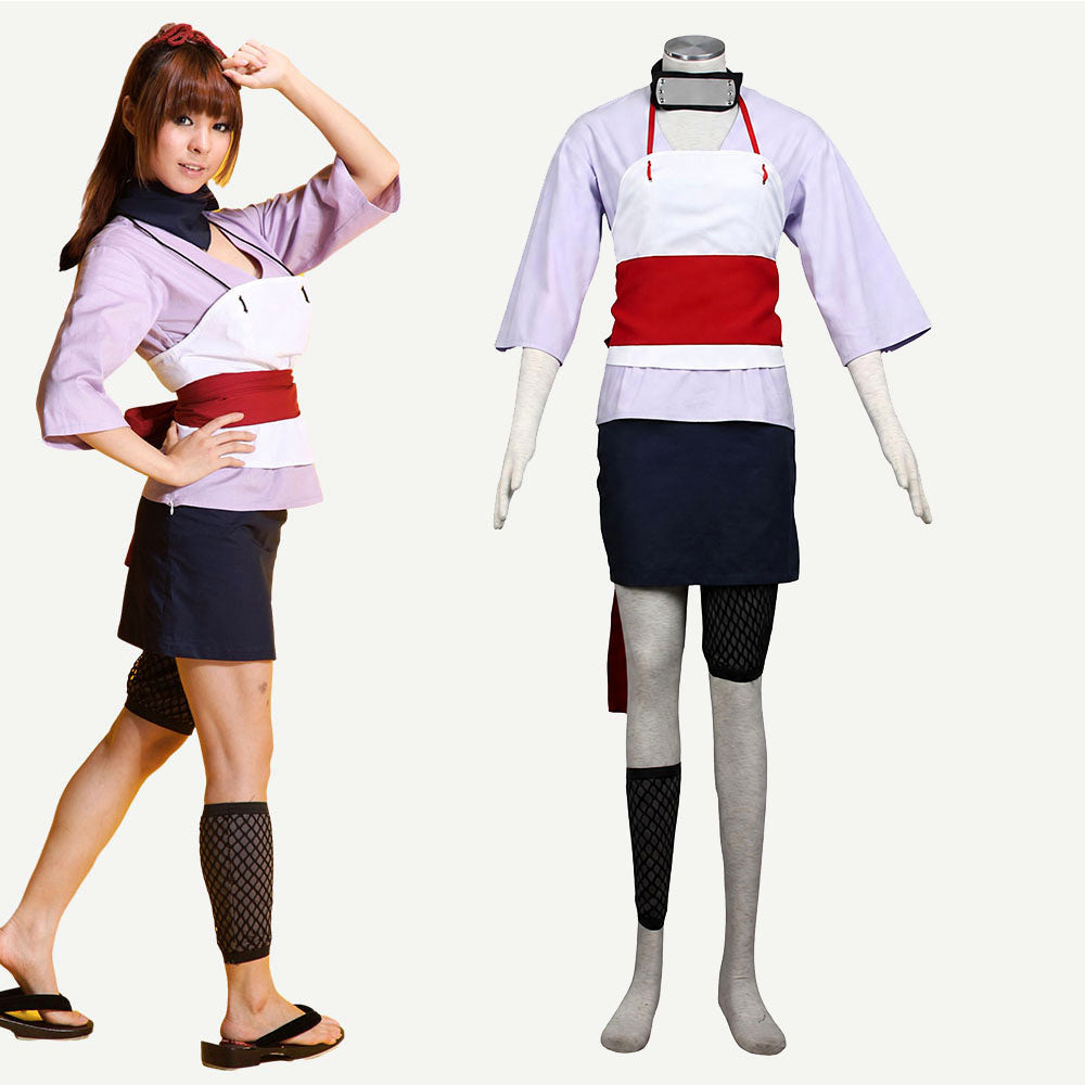 Anime Sand Village Giant Fan Kunoichi Cosplay Costume for Women Kids product image 2