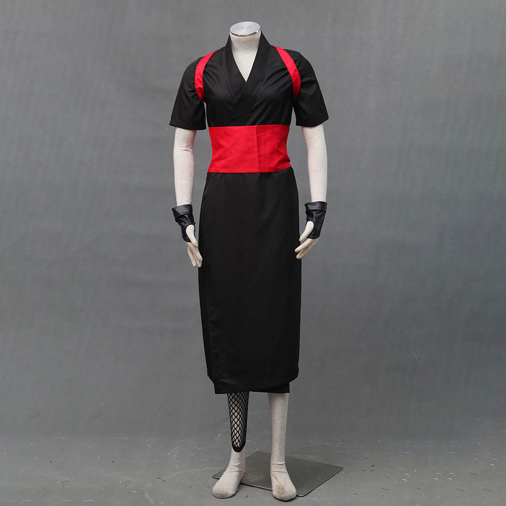 Anime Sand Village Giant Fan Master Girl Cosplay Cosutme Black Outfit for Women Kids product image 12