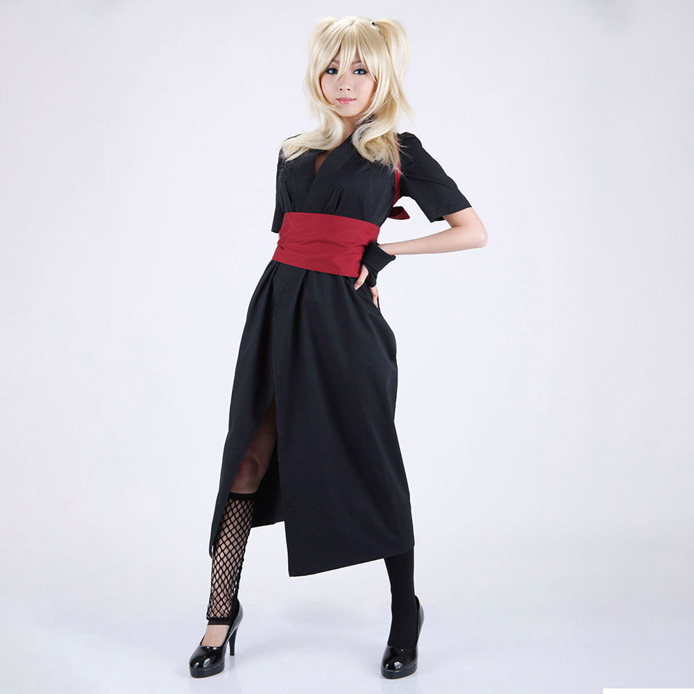 Anime Sand Village Giant Fan Master Girl Cosplay Cosutme Black Outfit for Women Kids product image 5