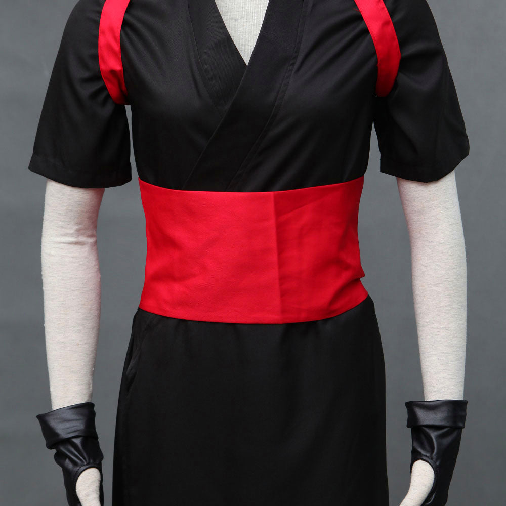 Anime Sand Village Giant Fan Master Girl Cosplay Cosutme Black Outfit for Women Kids product image 8