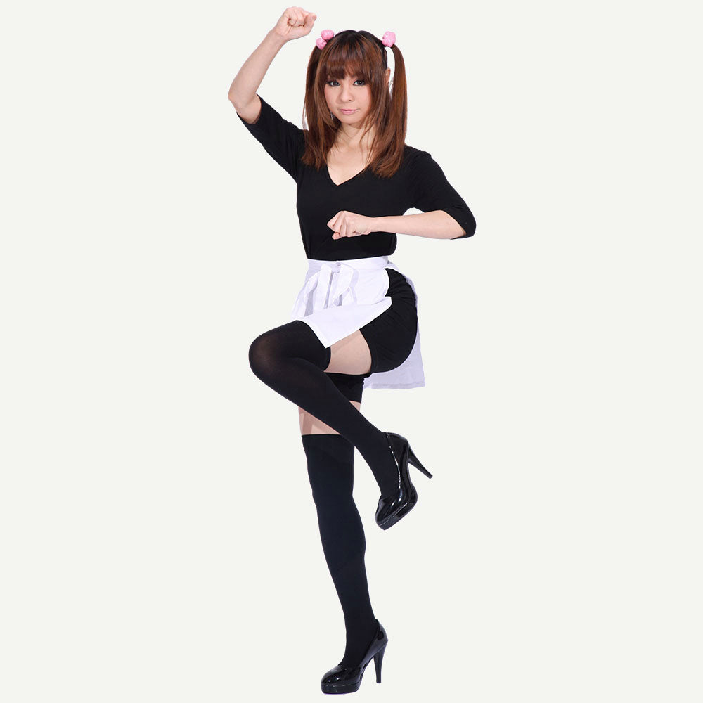 Anime Short Hair Healing Girl Ninja Cosplay Costume Outfit for Women Kids product image 11