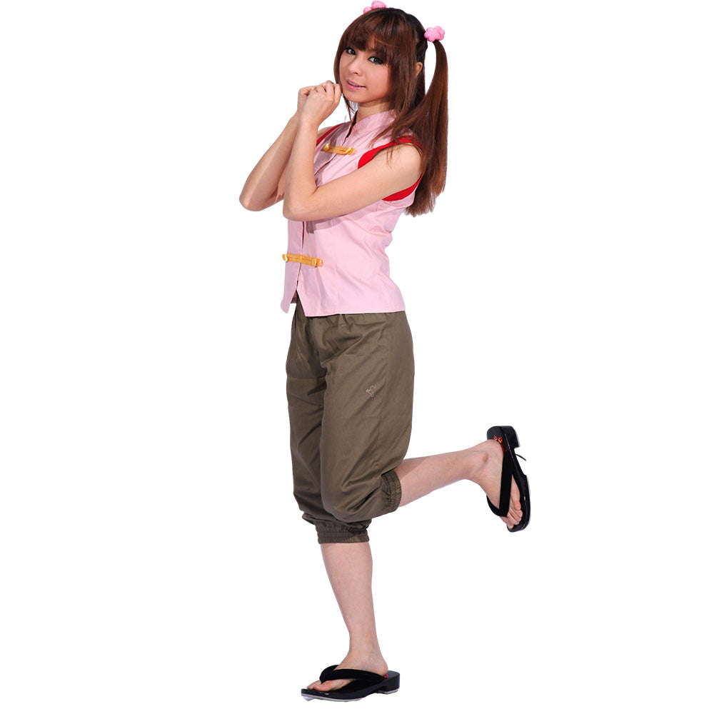Anime Double Bun Scroll Weapon Ninja Girl Cosplay Costume for Women Kids product image 5