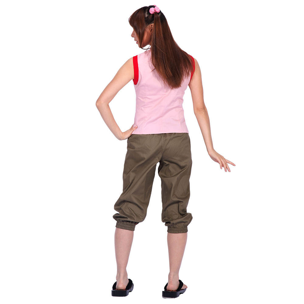 Anime Double Bun Scroll Weapon Ninja Girl Cosplay Costume for Women Kids product image 7