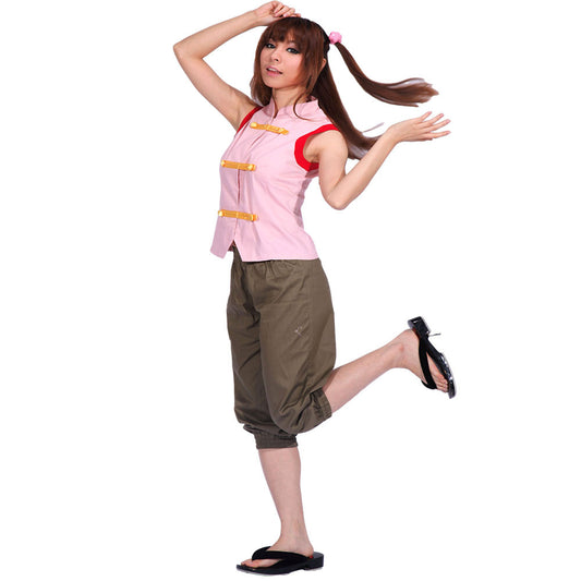 Anime Double Bun Scroll Weapon Ninja Girl Cosplay Costume for Women Kids product image 8