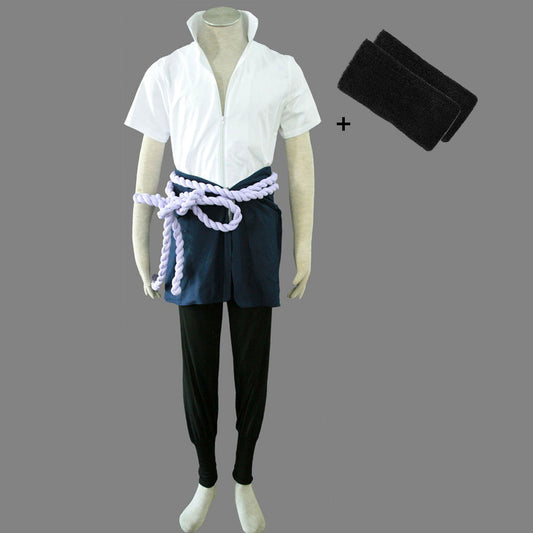 Anime Red-Eye Rogue Avenger Ninja Snake Style Cosplay Costume for Men Kids product image 1
