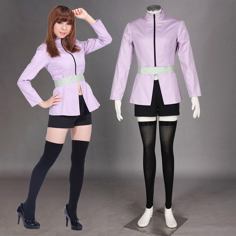 Anime Red Hair Healing Bite Ninja Cosplay Costume Outfits for Women Kids product image 1