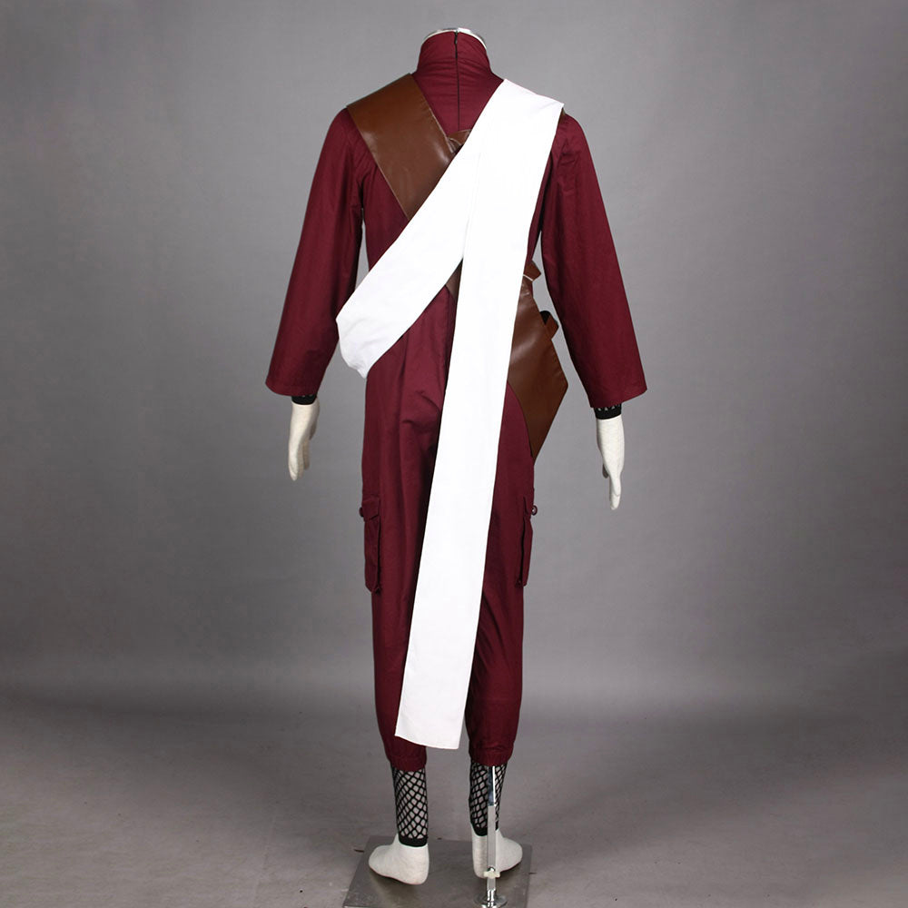 Anime Desert Village Sand Manipulator Ninja Cosplay Costume full Outfit Men Kids product image 10