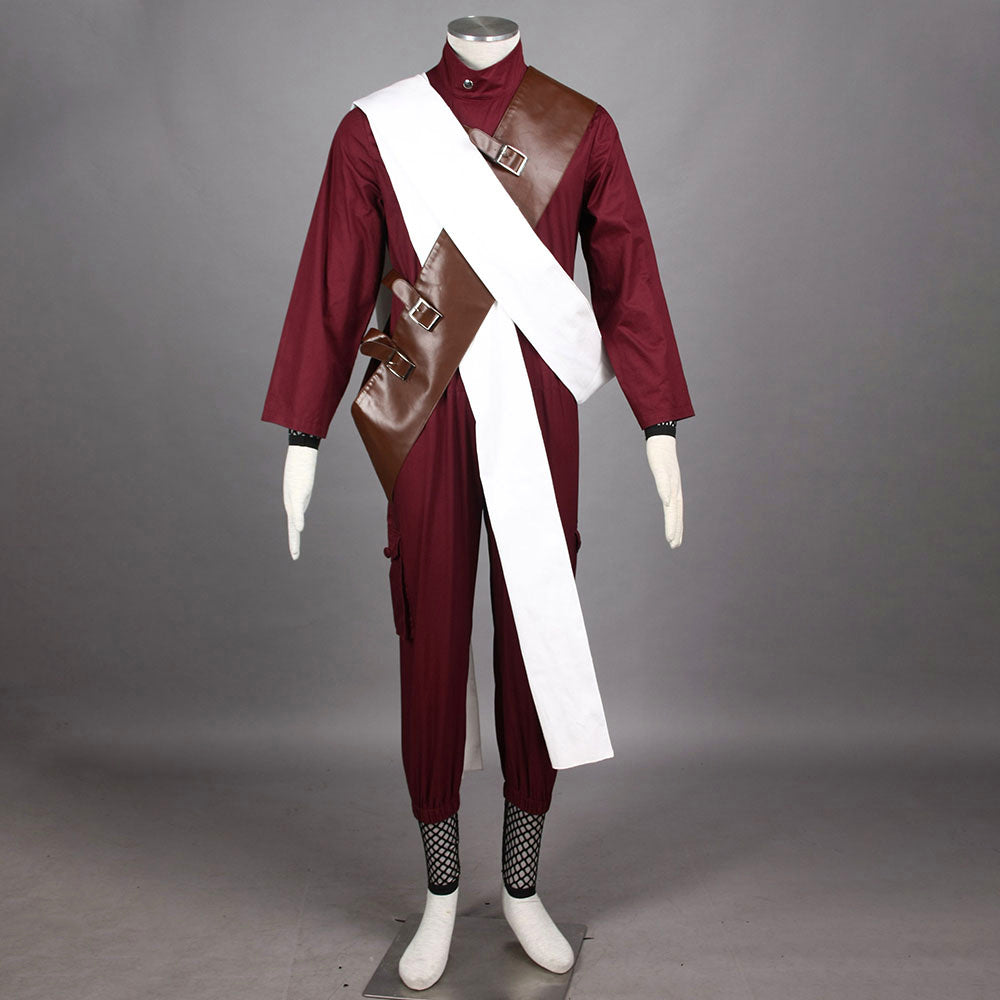 Anime Desert Village Sand Manipulator Ninja Cosplay Costume full Outfit Men Kids product image 13