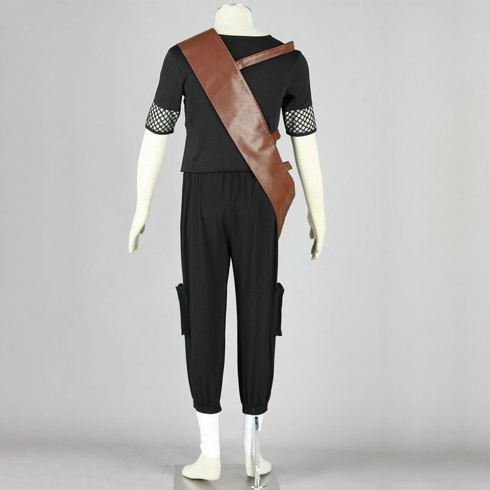 Anime Desert Village Sand Gourd Ninja Exam Cosplay Costume Outfit for Men Kids product image 7