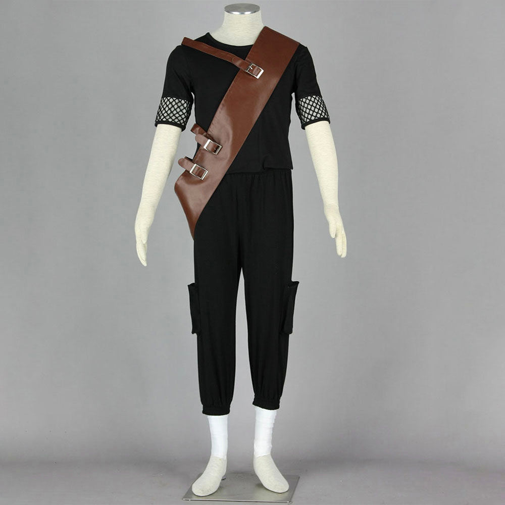 Anime Desert Village Sand Gourd Ninja Exam Cosplay Costume Outfit for Men Kids product image 8