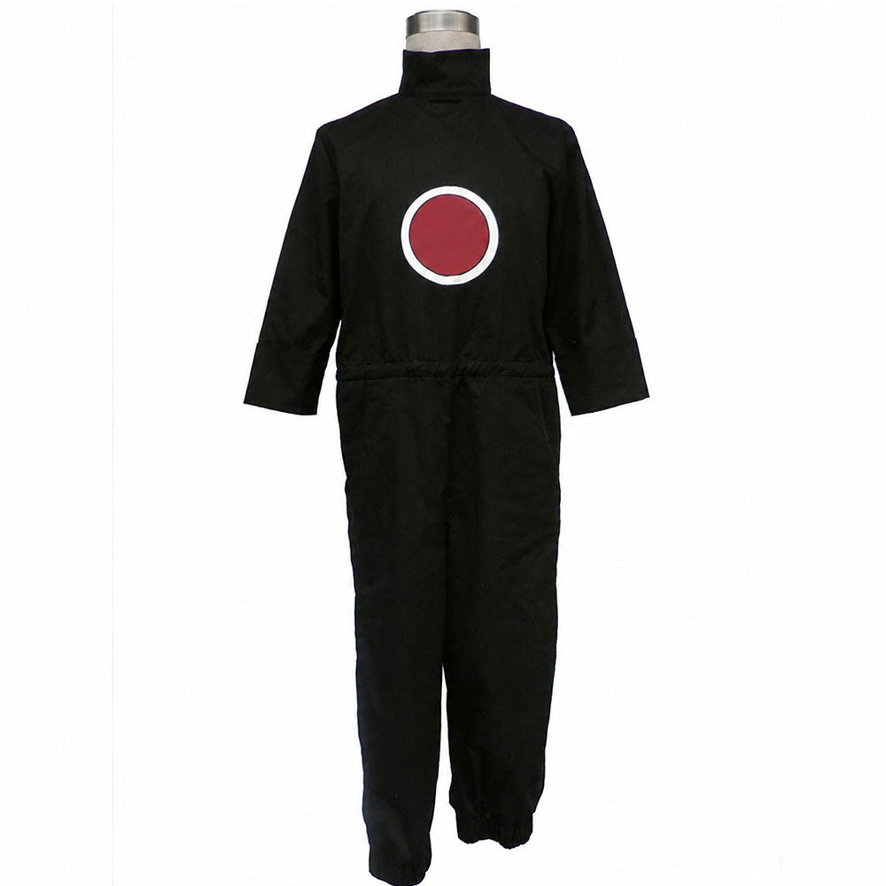 Anime Sand Village Puppet Ninja Cosplay Costume Black Hooded Jumpsuit Outfit Men Kids product image 3