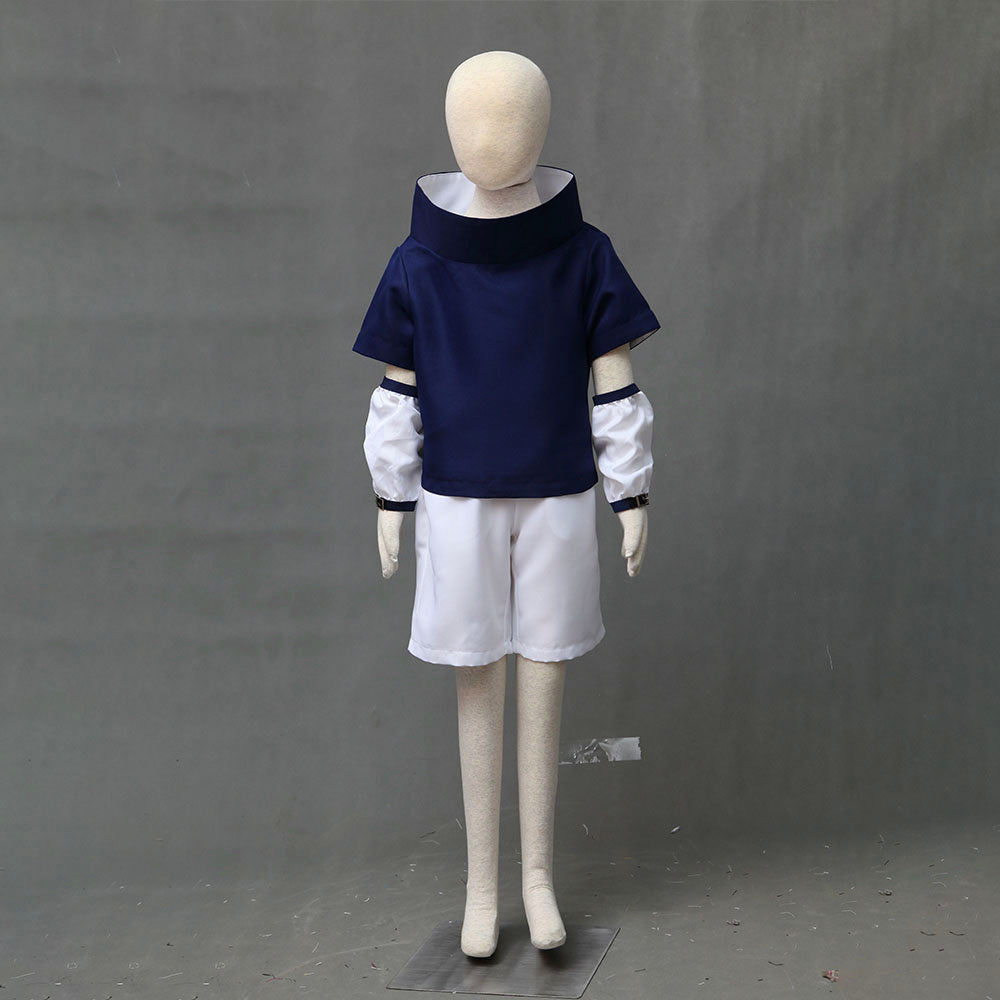 Anime Red Eye Avenger Ninja Childhood Cosplay Outfit with Headband for Adults Kids - product image 6