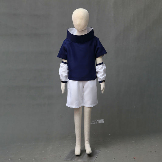 Anime Red Eye Avenger Ninja Childhood Cosplay Outfit with Headband for Adults Kids - product image 6