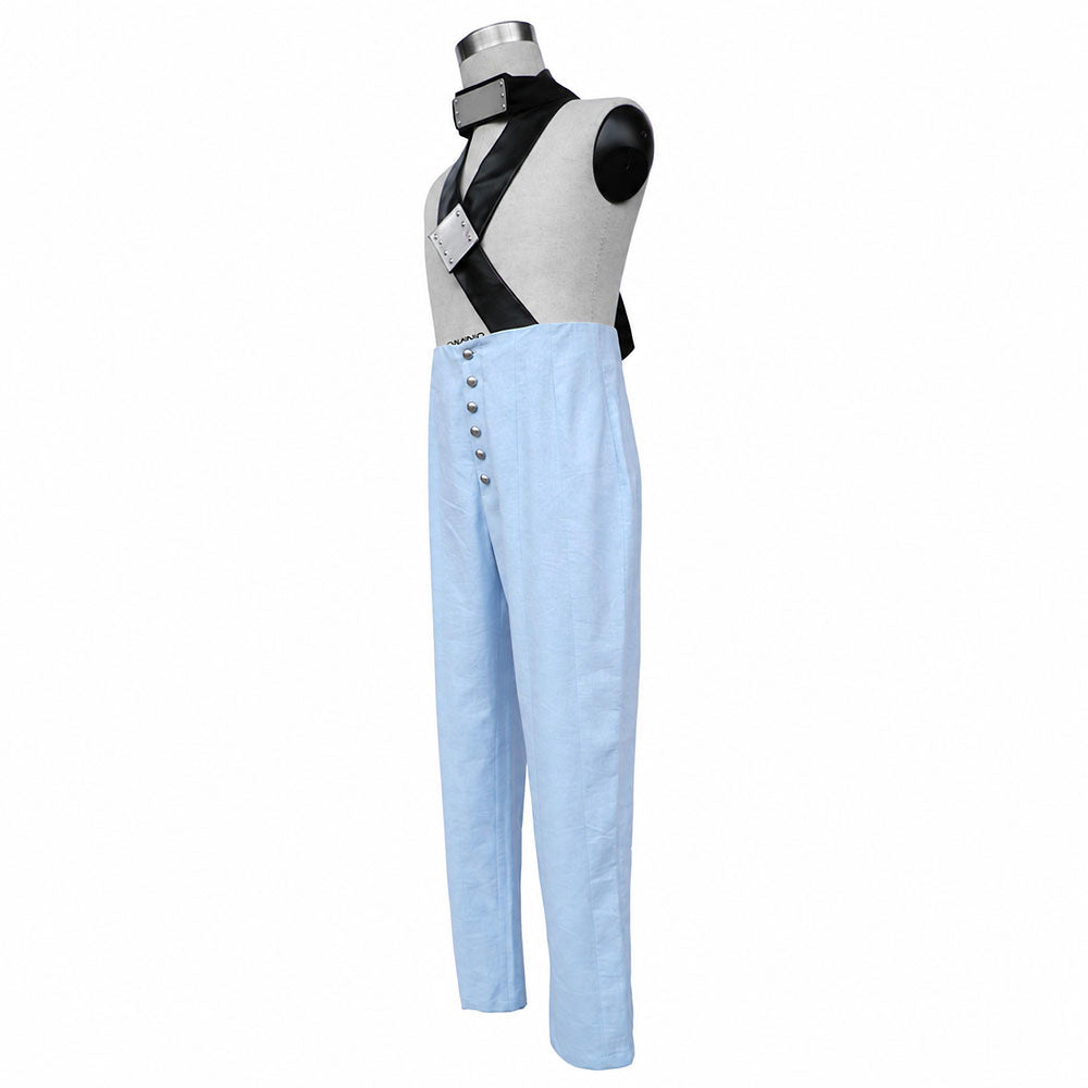 Anime Mist Village Giant Sword Ninja Cosplay Costume with Shoes for Men Kids product image 1