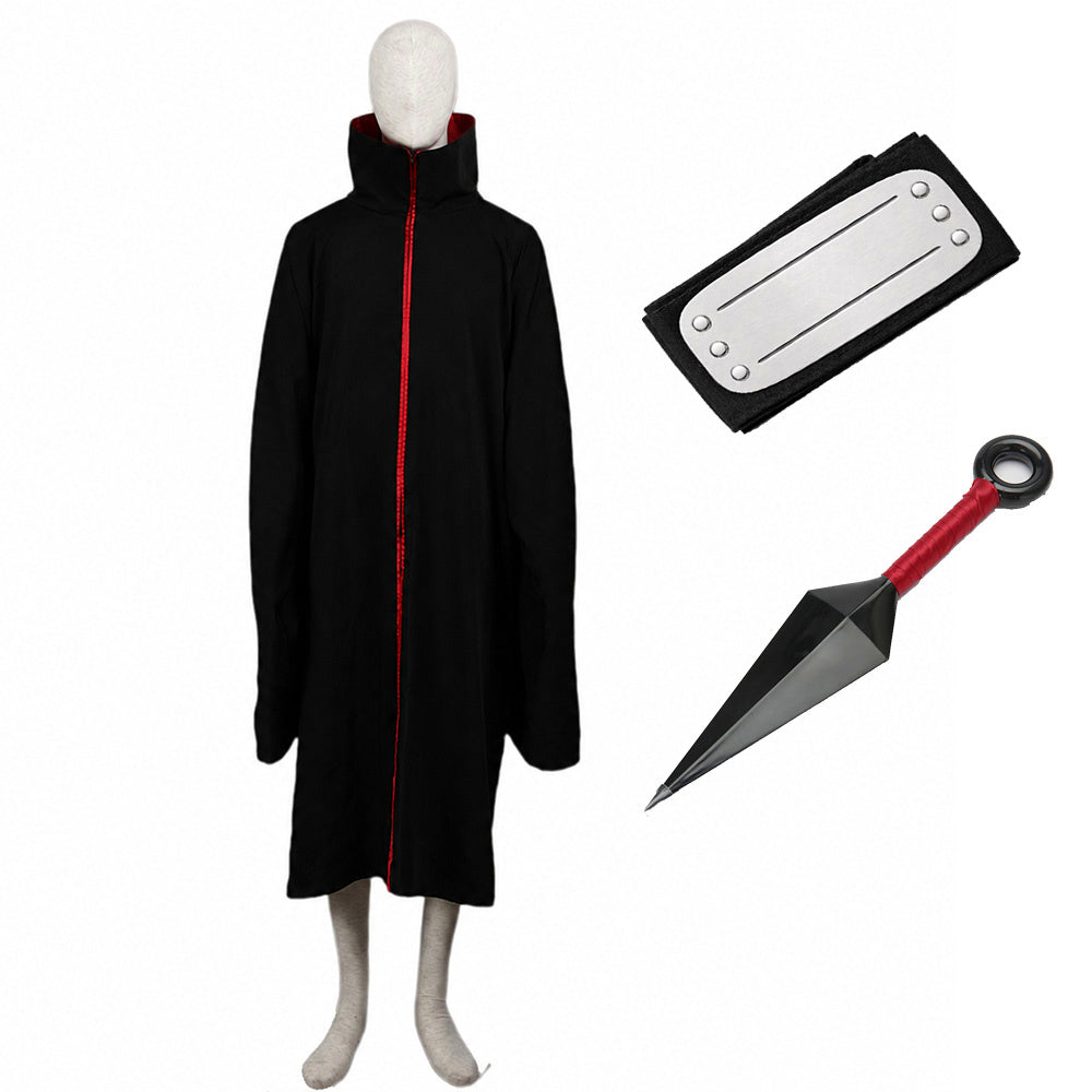 Red Clouds Option-Anime Red Eye Crow Rogue Ninja Costume Cloak for Men Kids product image 9