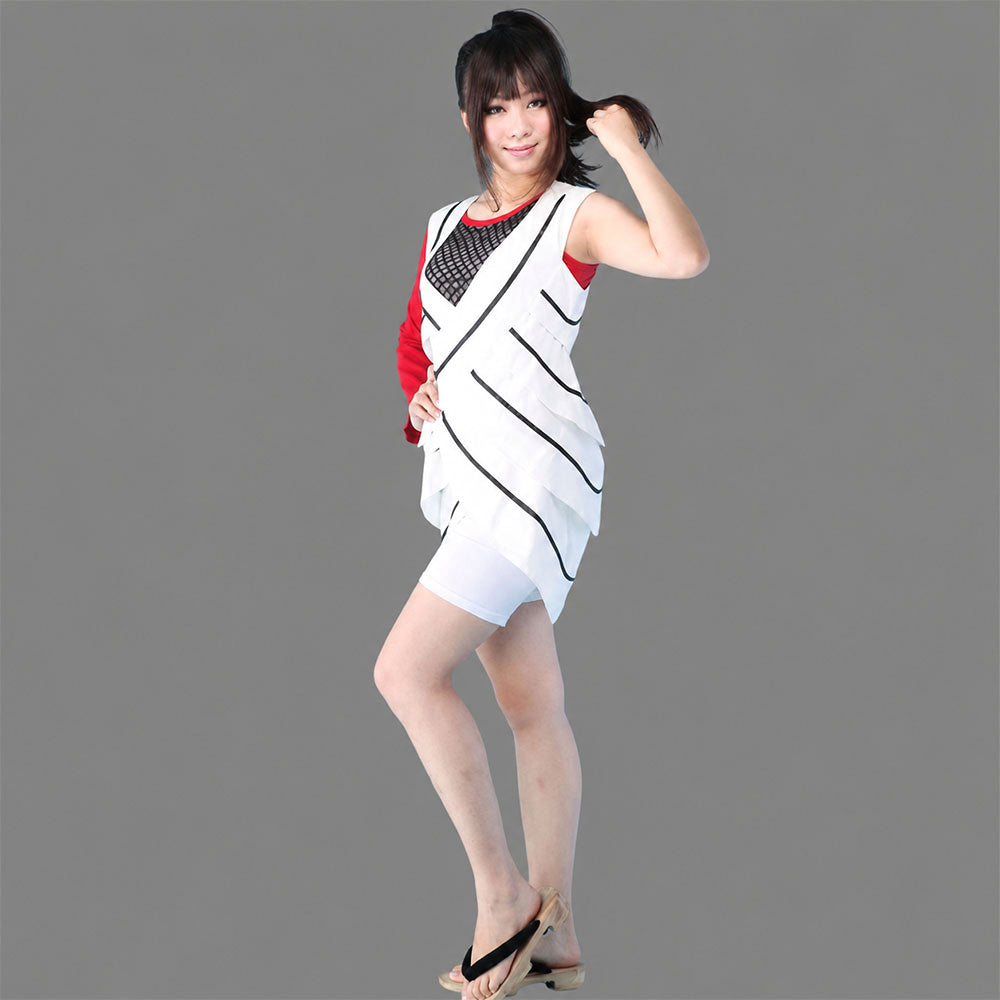 Anime Red Female Crimson Illusion Ninja Teacher Cosplay Costume for Women Kids product image 3