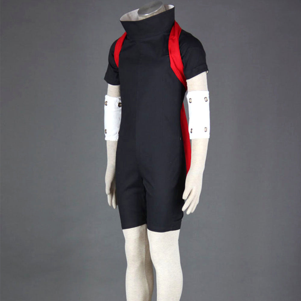 Anime Red-Eyed Avenger Ninja Taking Exam Cosplay Costume Outfit for Men Kids product image 5