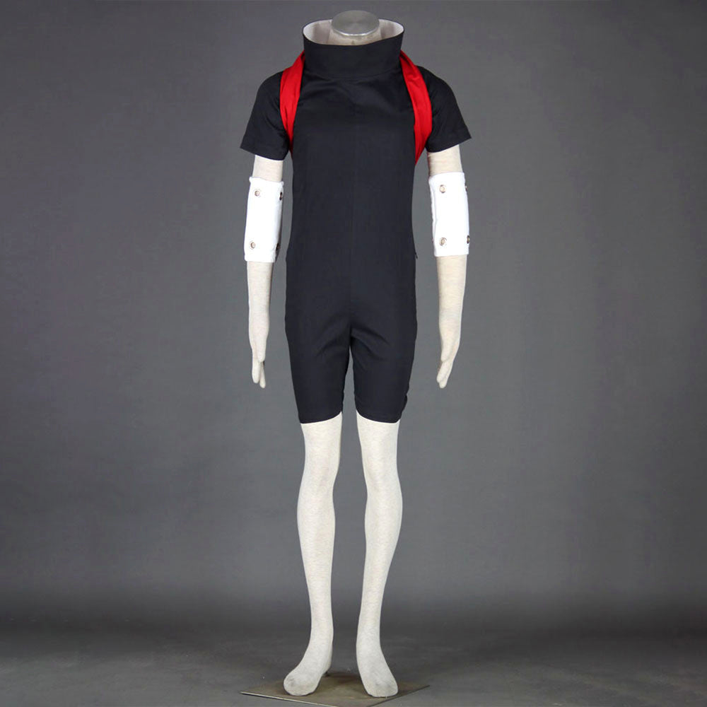 Anime Red-Eyed Avenger Ninja Taking Exam Cosplay Costume Outfit for Men Kids product image 6