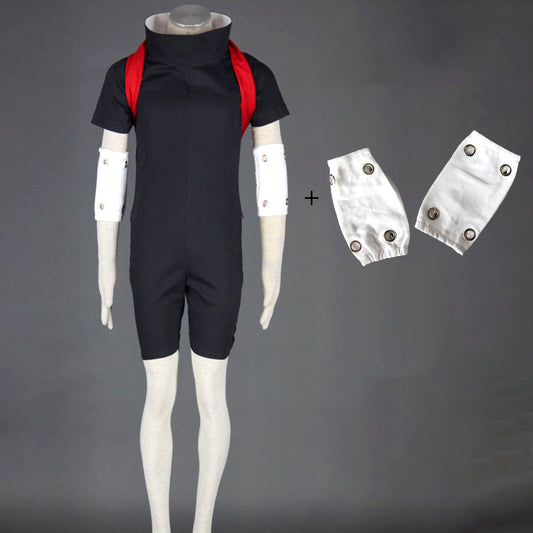 Anime Red-Eyed Avenger Ninja Taking Exam Cosplay Costume Outfit for Men Kids product image 7