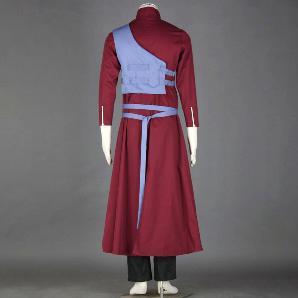 Anime Desert Village Sand Control Ninja Cosplay Red Costume Outfit for Men Kids product image 4